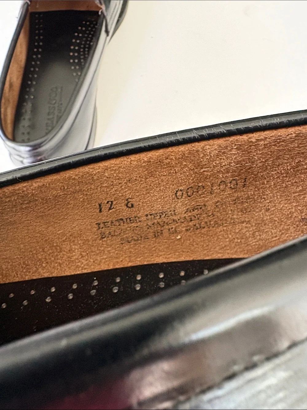 G.H. Bass & Co. Weejuns Black Leather Penny Loafers Size 12